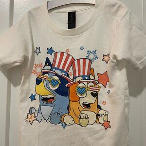 Bluey Patriotic Tee - Size 4T